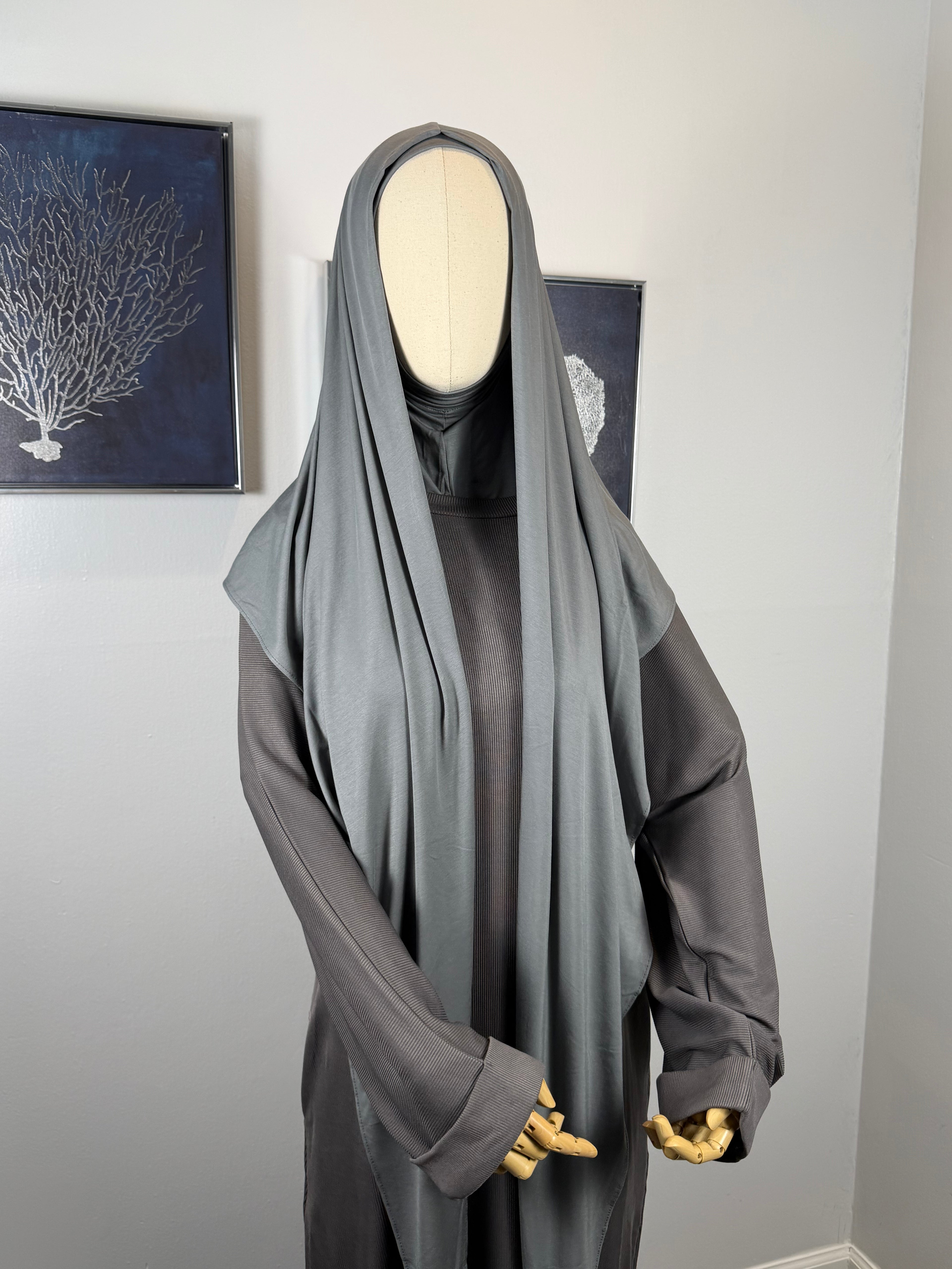 Veila Hooded Hijab Scarf | Tie-Front Modest Capor