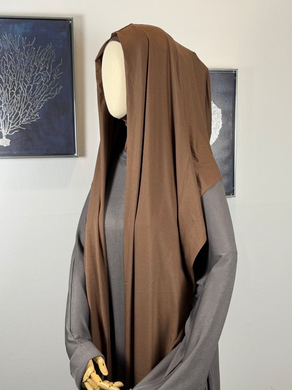 Veila Hooded Hijab Scarf | Tie-Front Modest Capor
