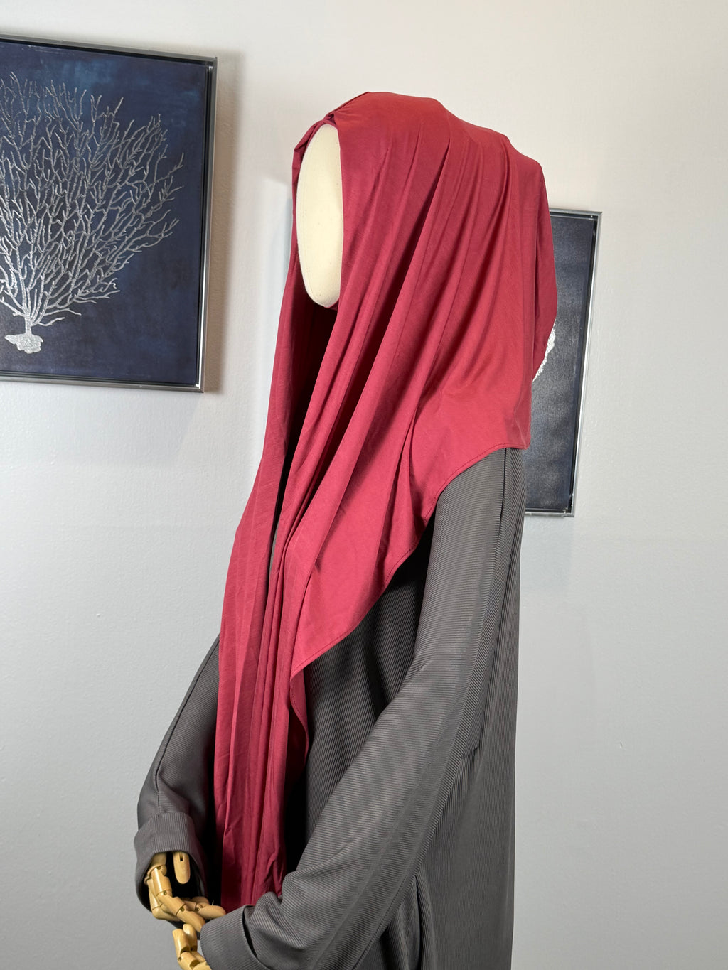 Veila Hooded Hijab Scarf | Tie-Front Modest Capor