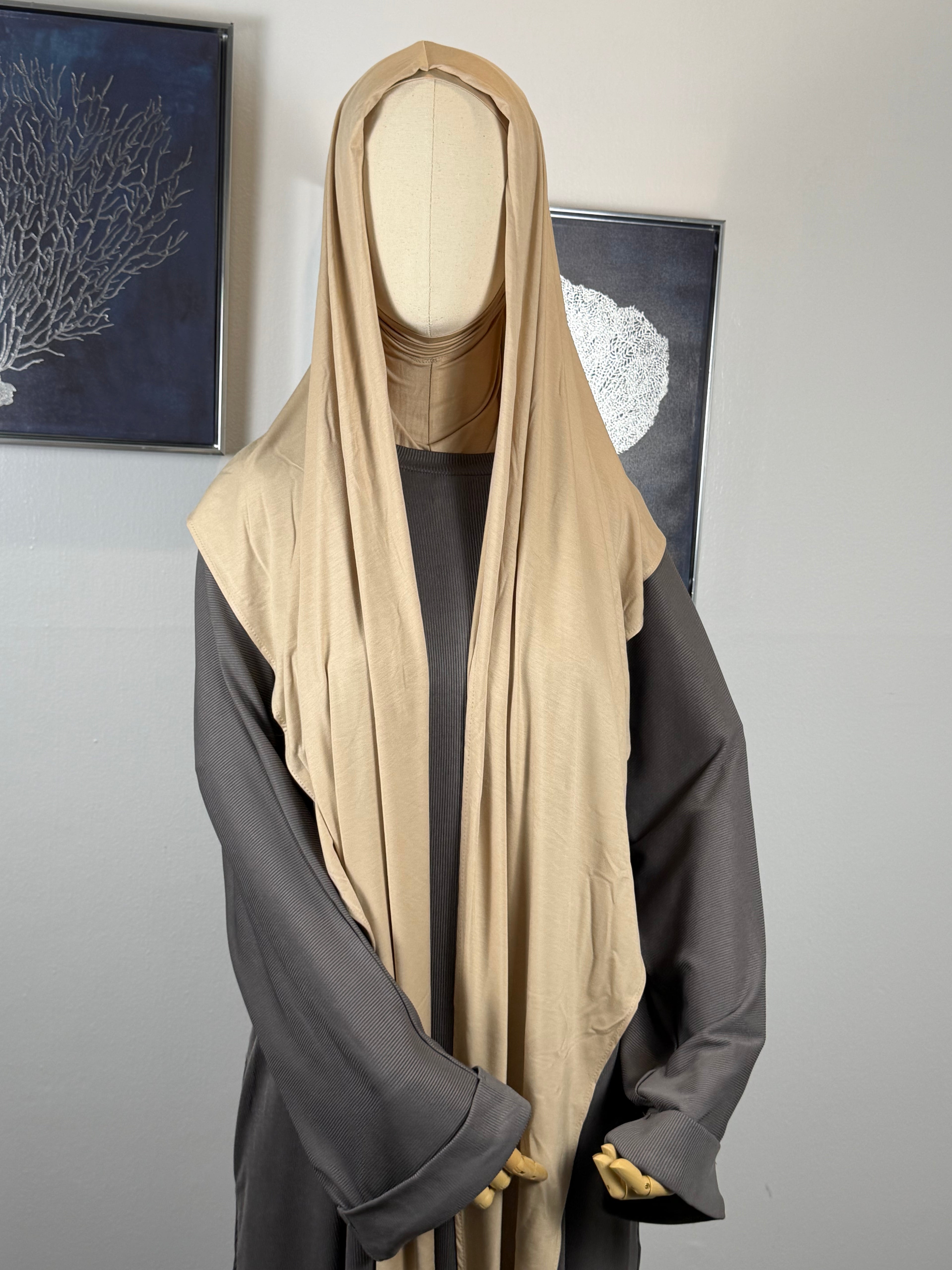 Veila Hooded Hijab Scarf | Tie-Front Modest Capor