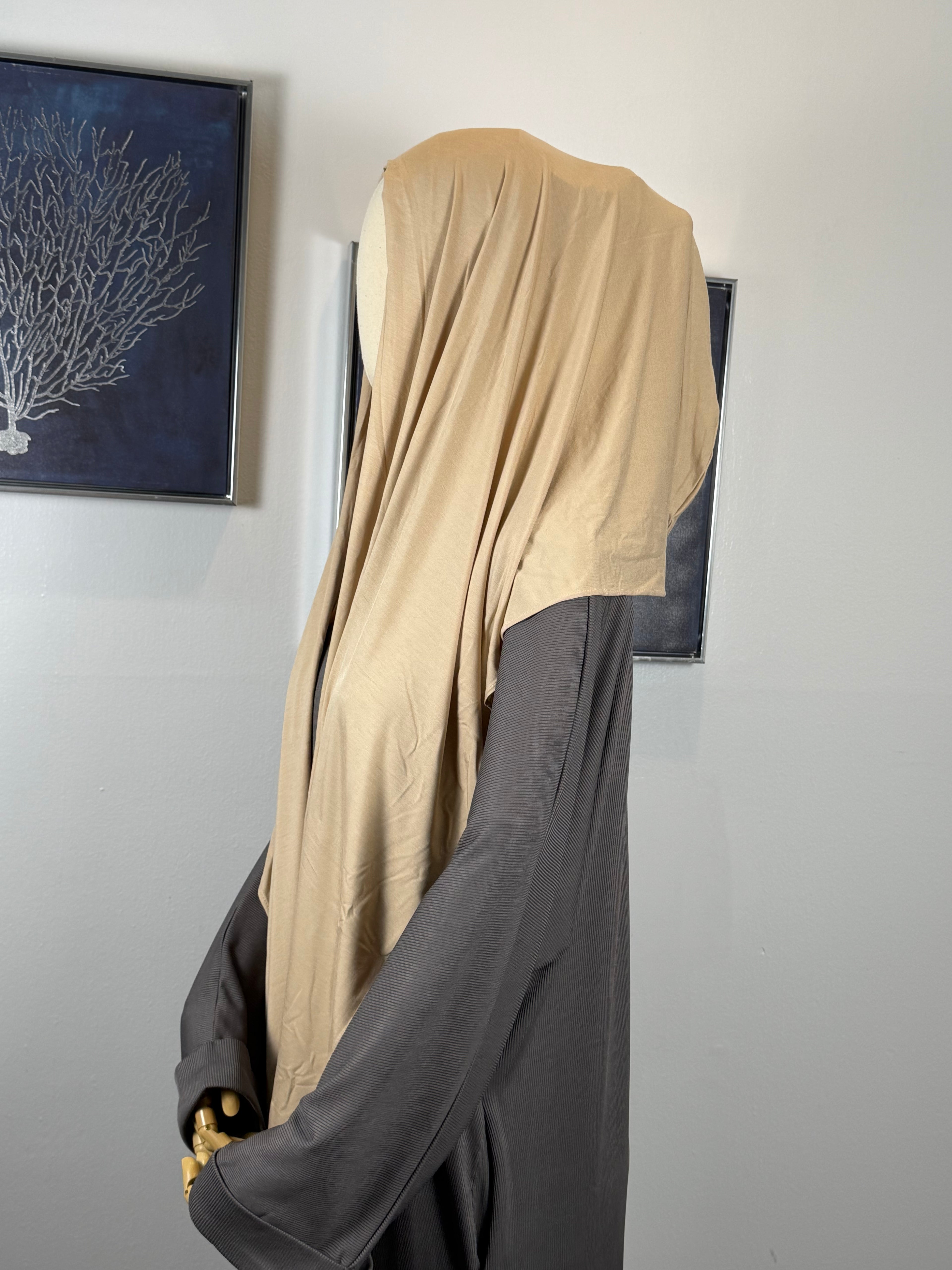 Veila Hooded Hijab Scarf | Tie-Front Modest Capor