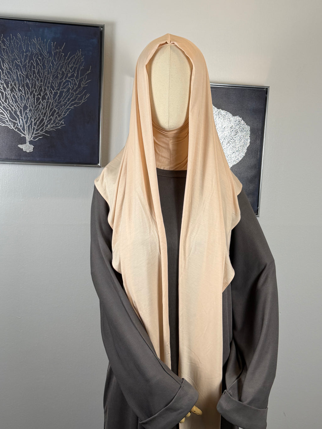 Veila Hooded Hijab Scarf | Tie-Front Modest Capor