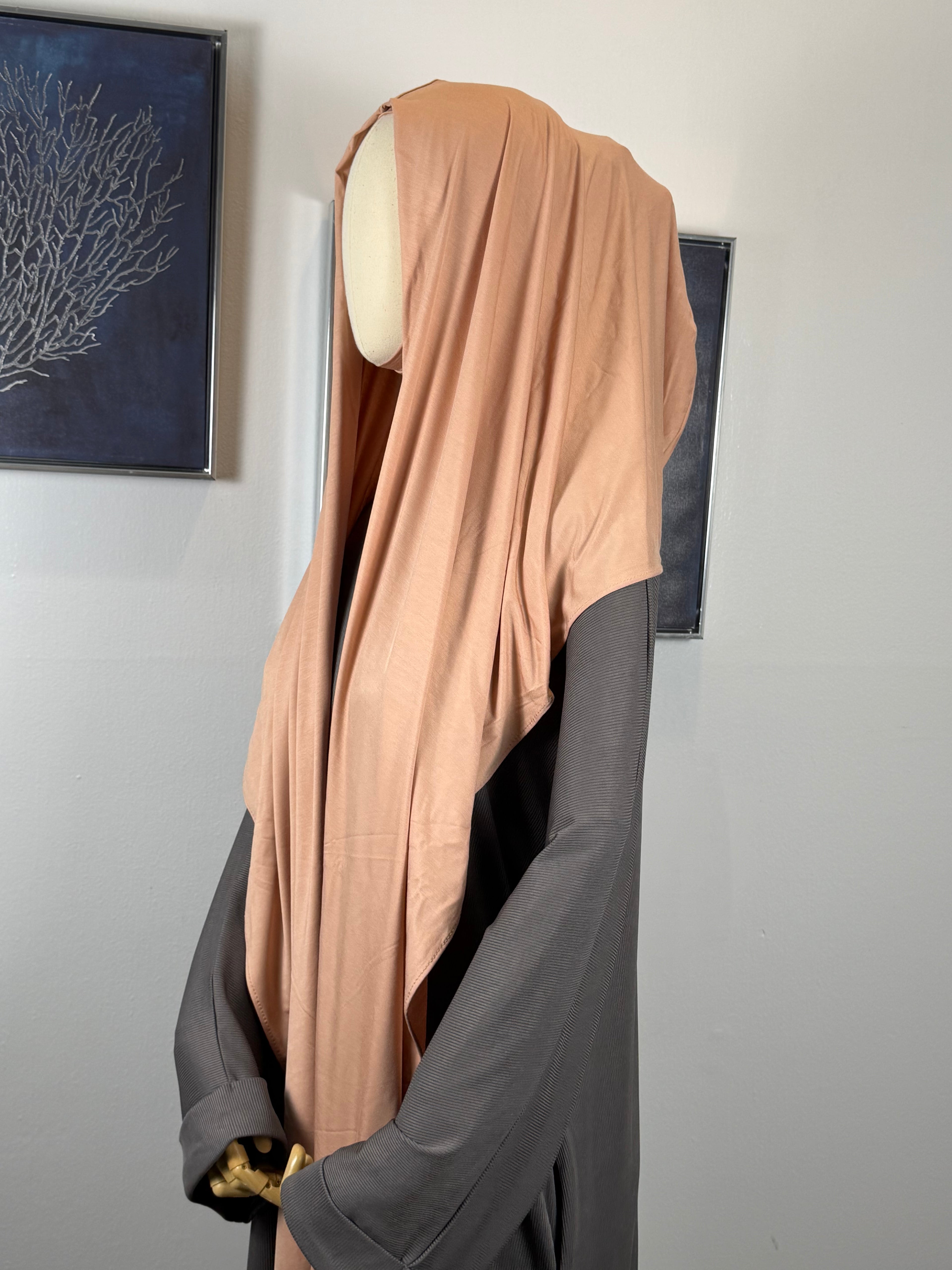 Veila Hooded Hijab Scarf | Tie-Front Modest Capor