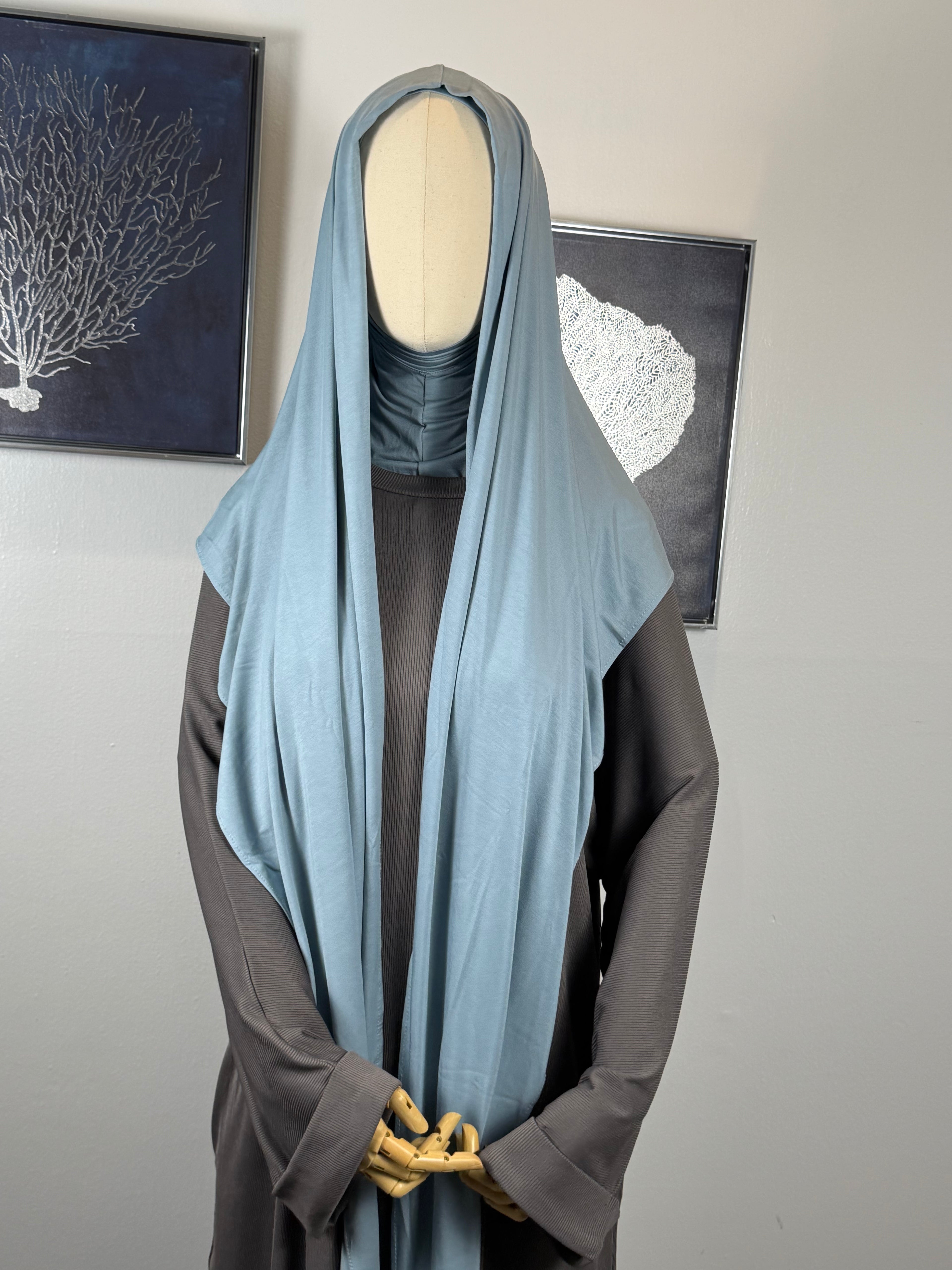 Veila Hooded Hijab Scarf | Tie-Front Modest Capor