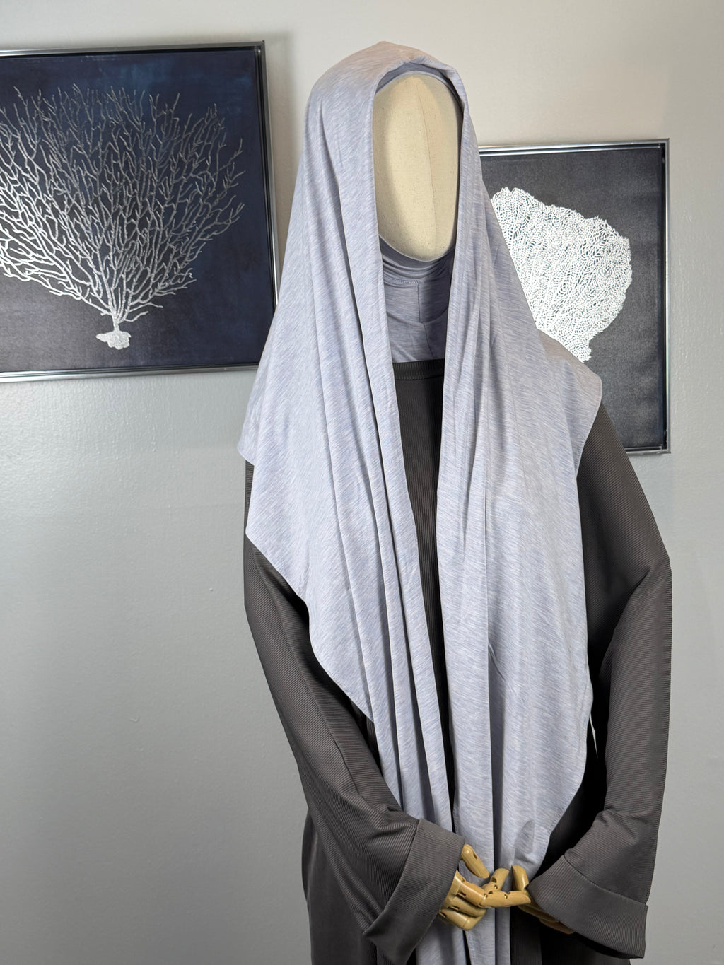 Veila Hooded Hijab Scarf | Tie-Front Modest Capor