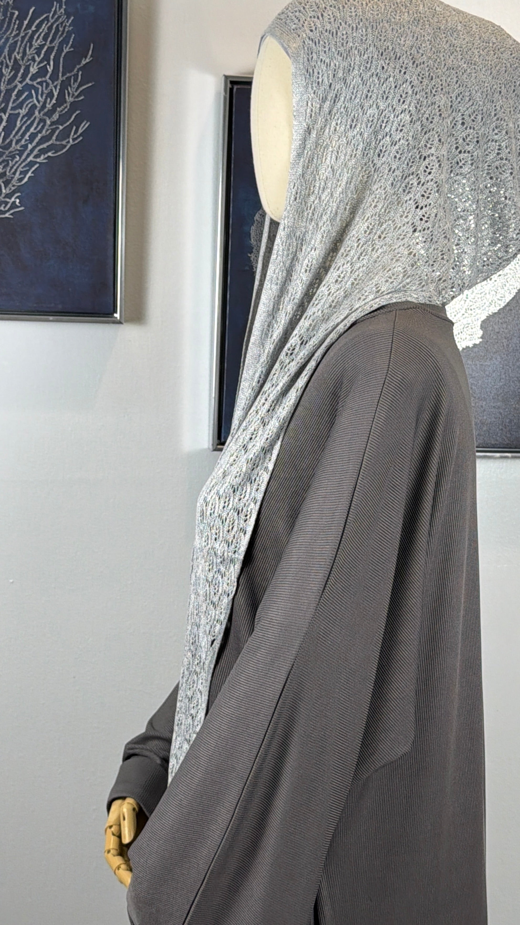 Veila Knit Hooded Hijab Scarf for Women | Modest Hooded Shawl
