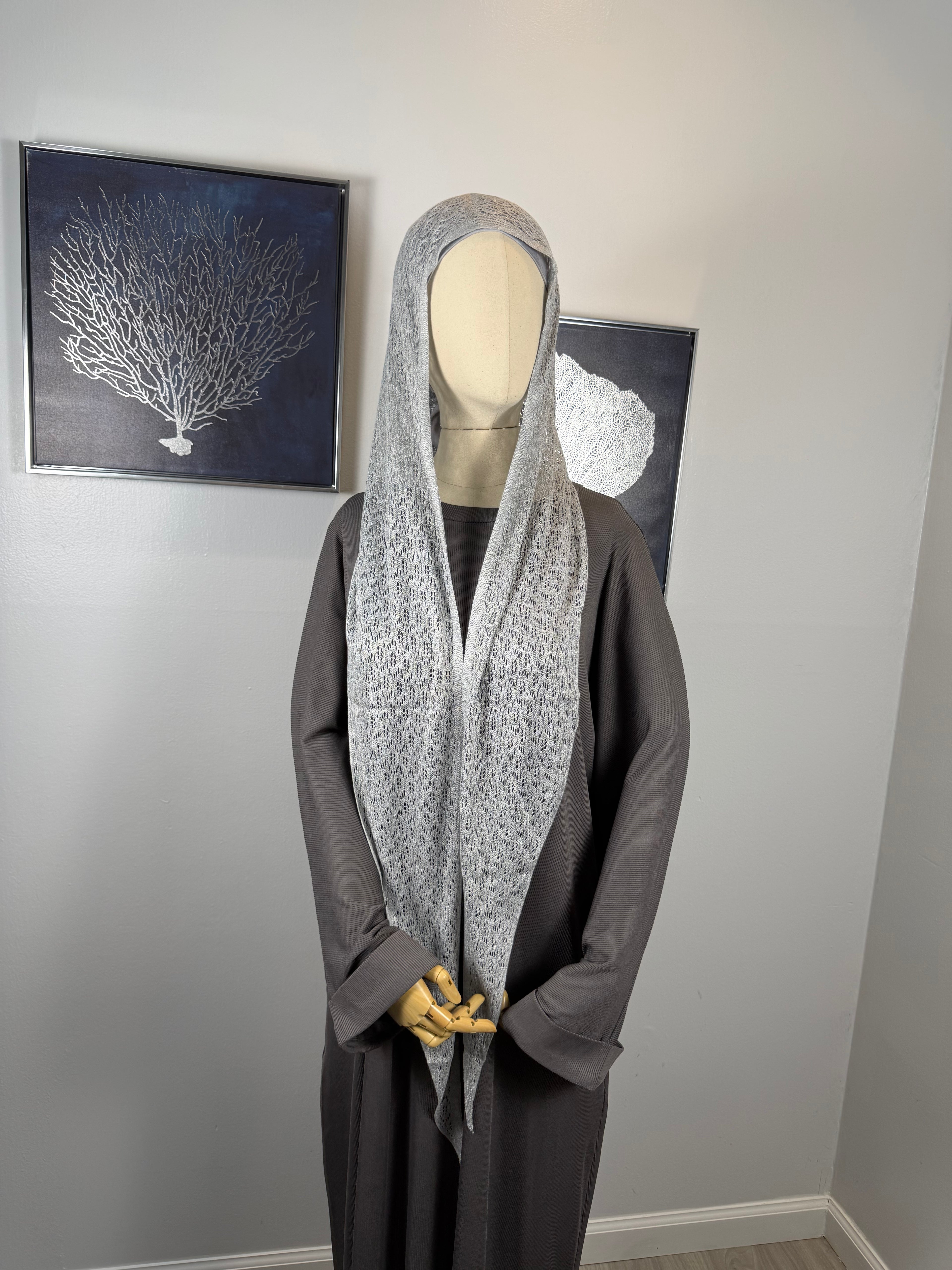 Veila Knit Hooded Hijab Scarf for Women | Modest Hooded Shawl