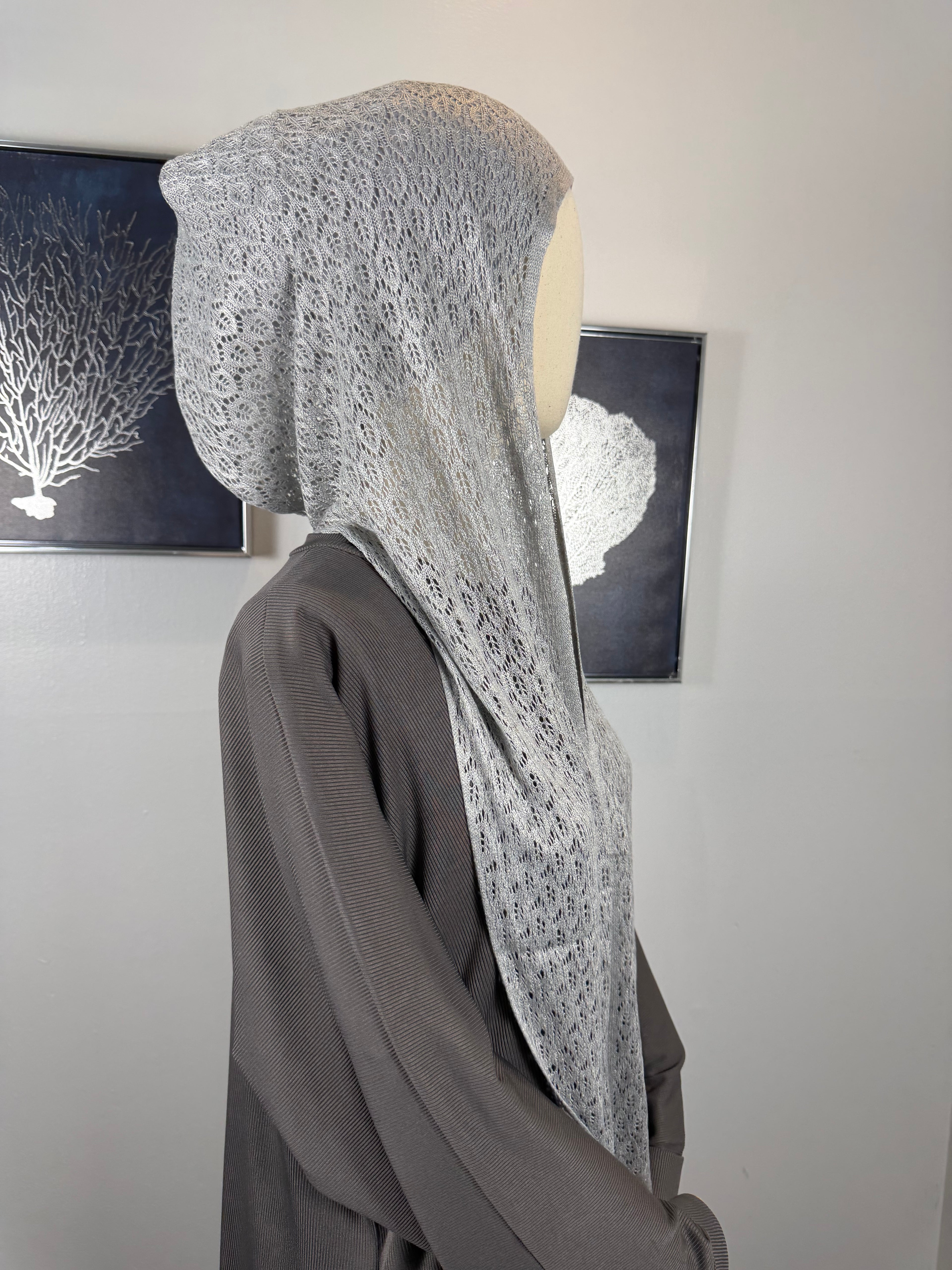 Veila Knit Hooded Hijab Scarf for Women | Modest Hooded Shawl