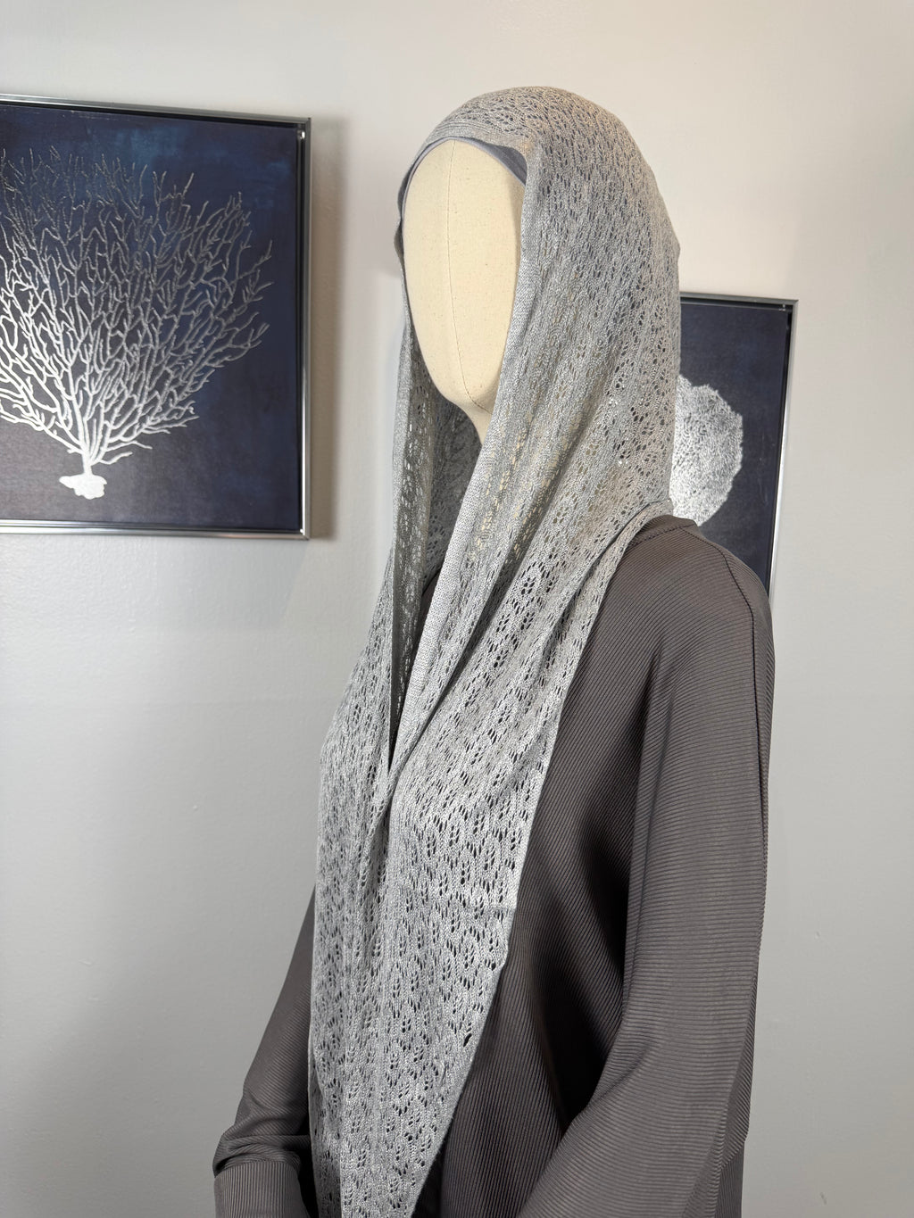 Veila Knit Hooded Hijab Scarf for Women | Modest Hooded Shawl