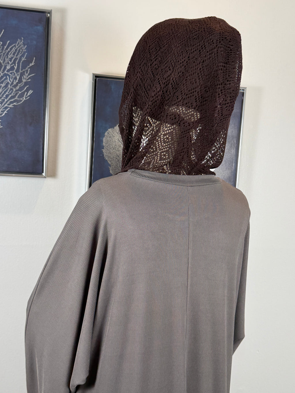 Veila Knit Hooded Hijab Scarf for Women | Modest Hooded Shawl