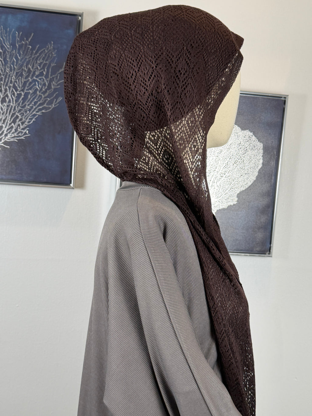 Veila Knit Hooded Hijab Scarf for Women | Modest Hooded Shawl