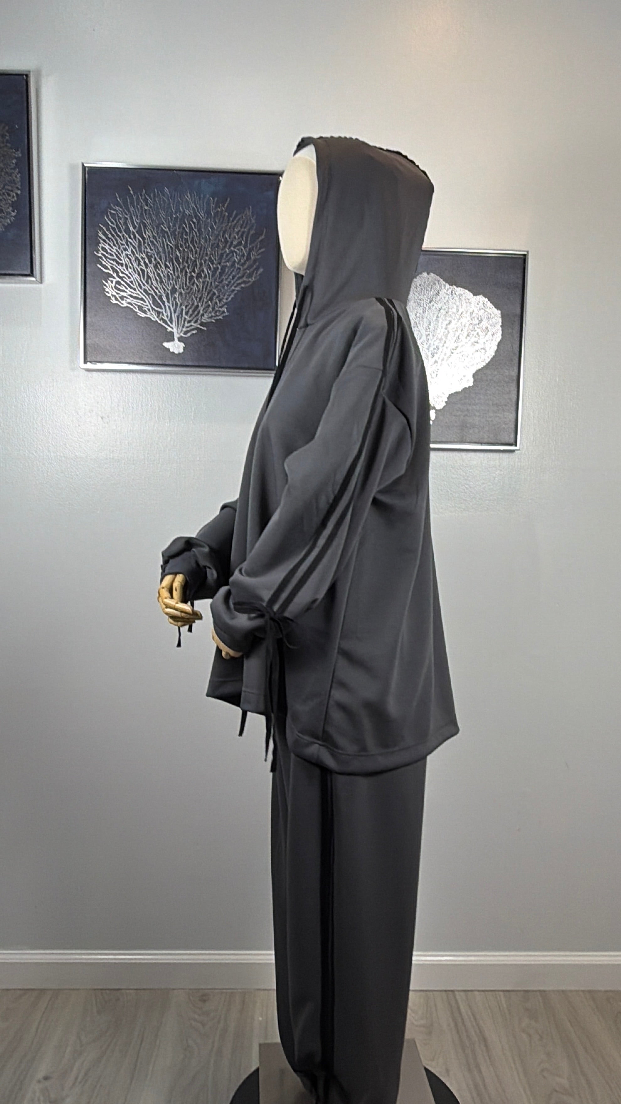 Veila Modest Hoodie and Jogger Set for Women, Hijab Friendly Tracksuit