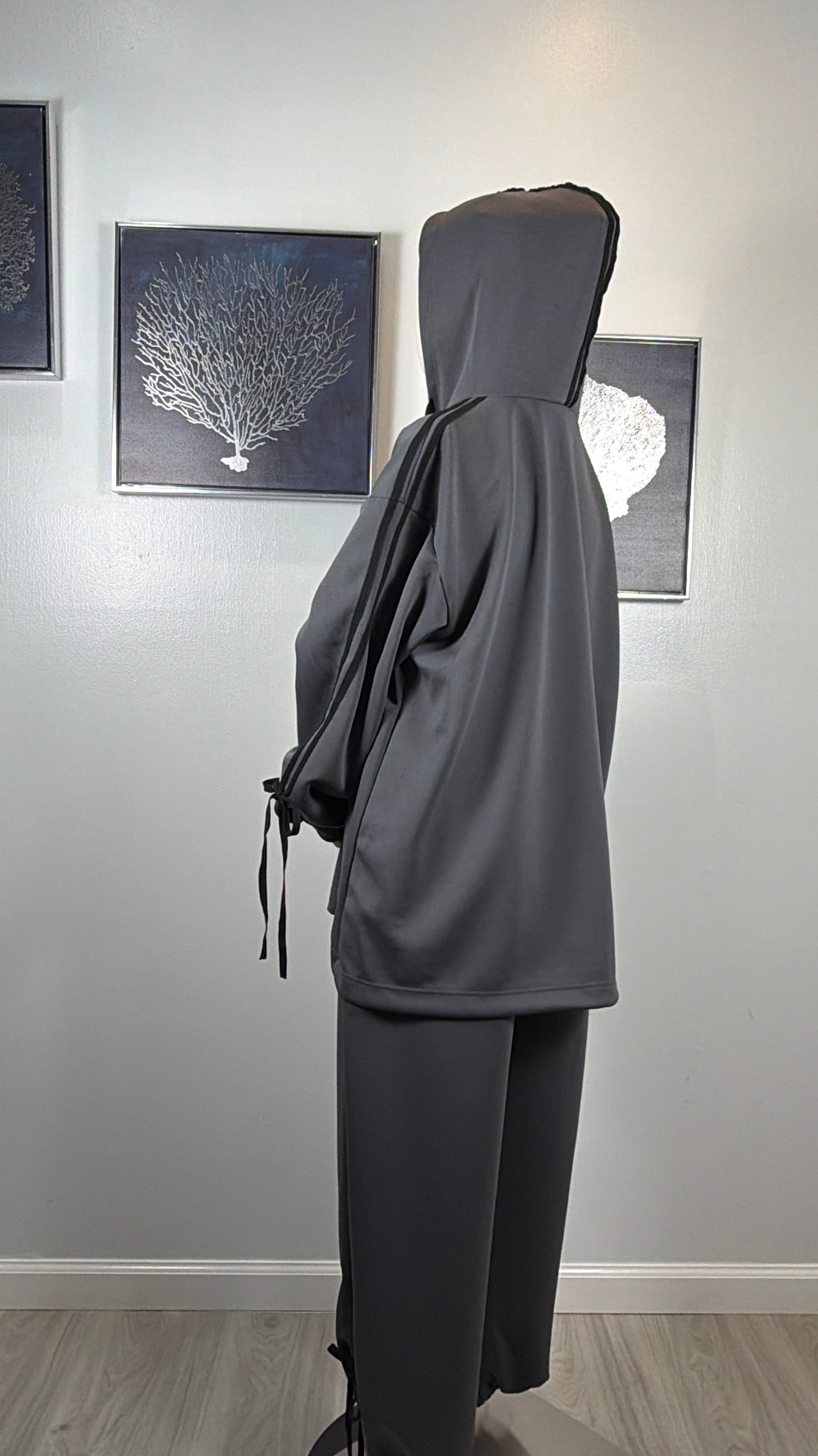 Veila Modest Hoodie and Jogger Set for Women, Hijab Friendly Tracksuit