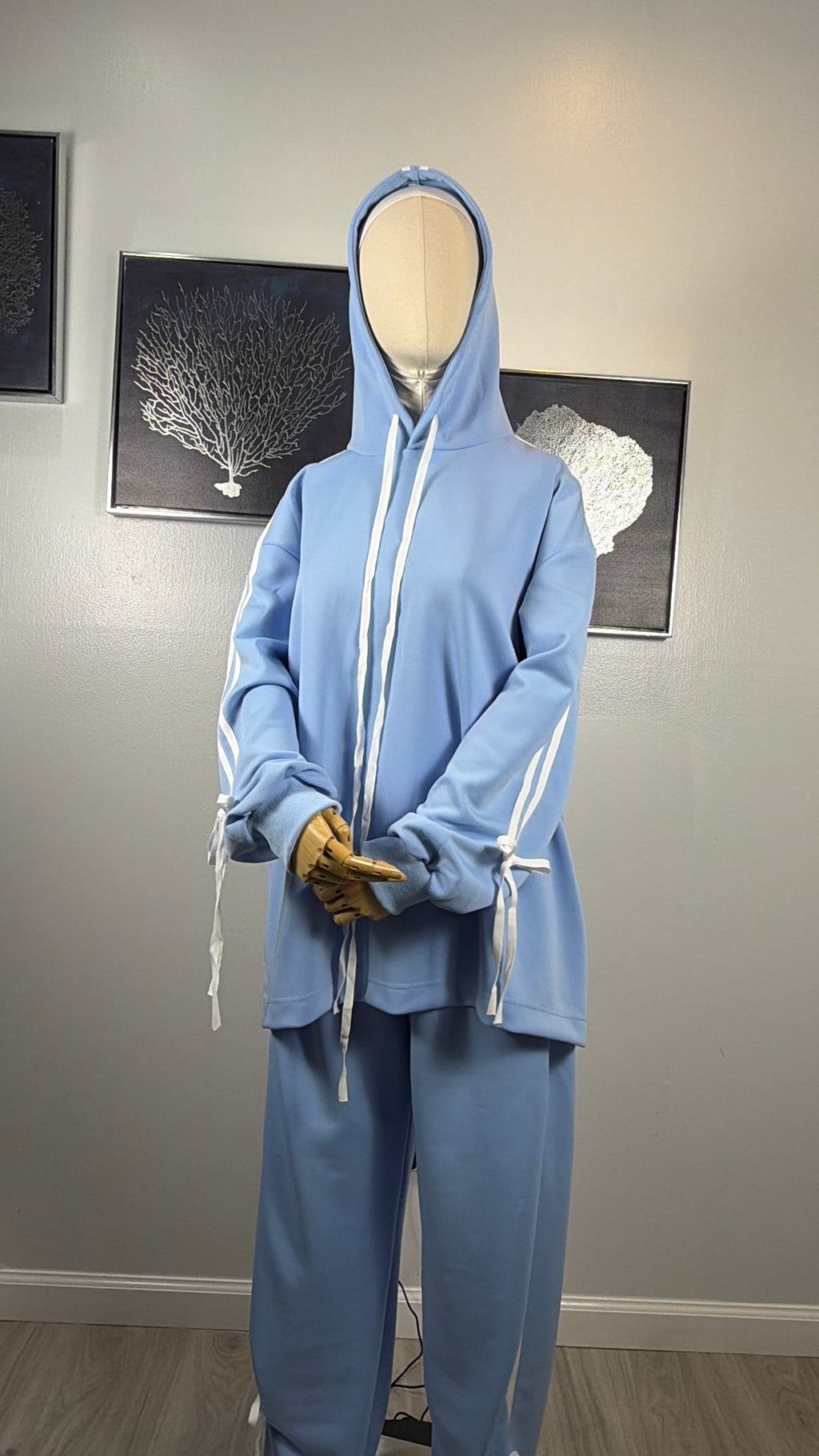 Veila Modest Hoodie and Jogger Set for Women, Hijab Friendly Tracksuit