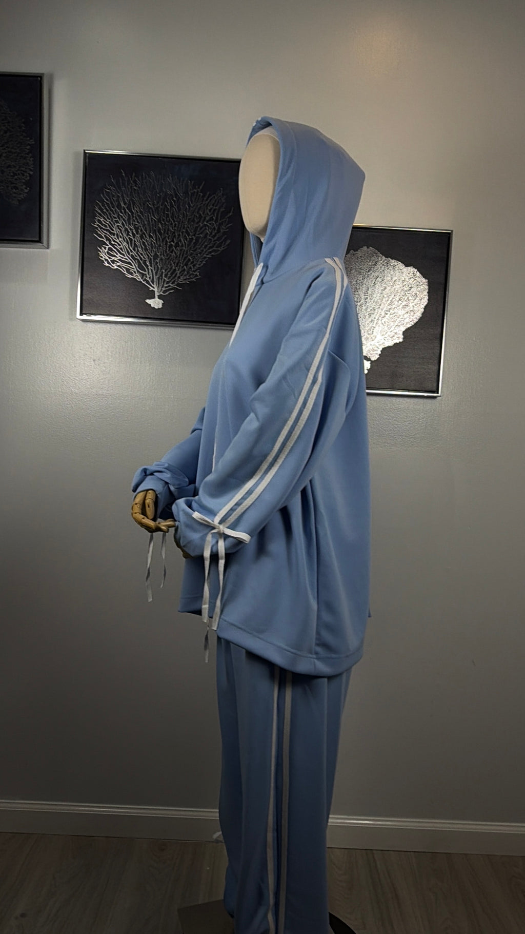 Veila Modest Hoodie and Jogger Set for Women, Hijab Friendly Tracksuit