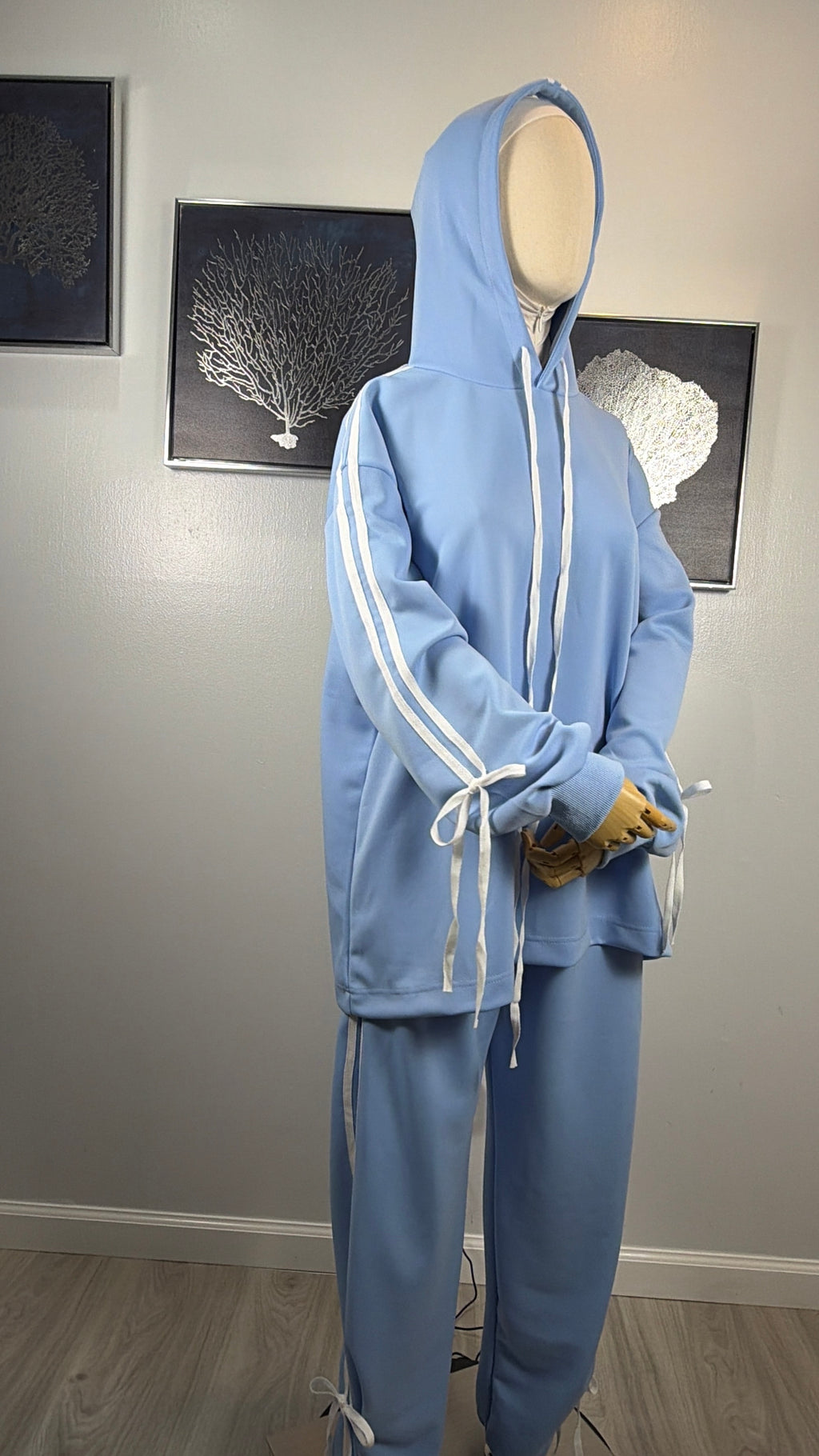 Veila Modest Hoodie and Jogger Set for Women, Hijab Friendly Tracksuit
