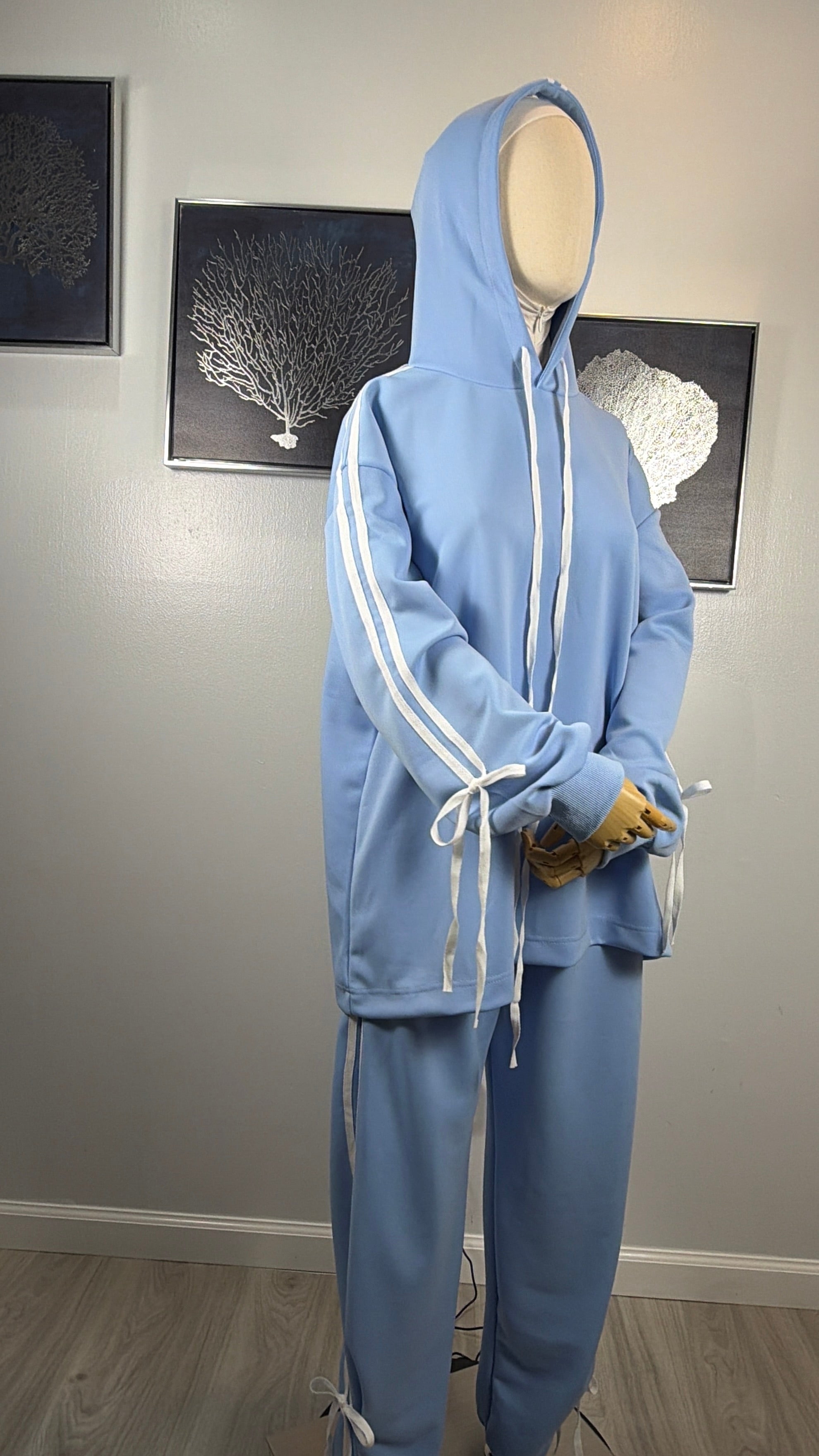 Veila Modest Hoodie and Jogger Set for Women, Hijab Friendly Tracksuit