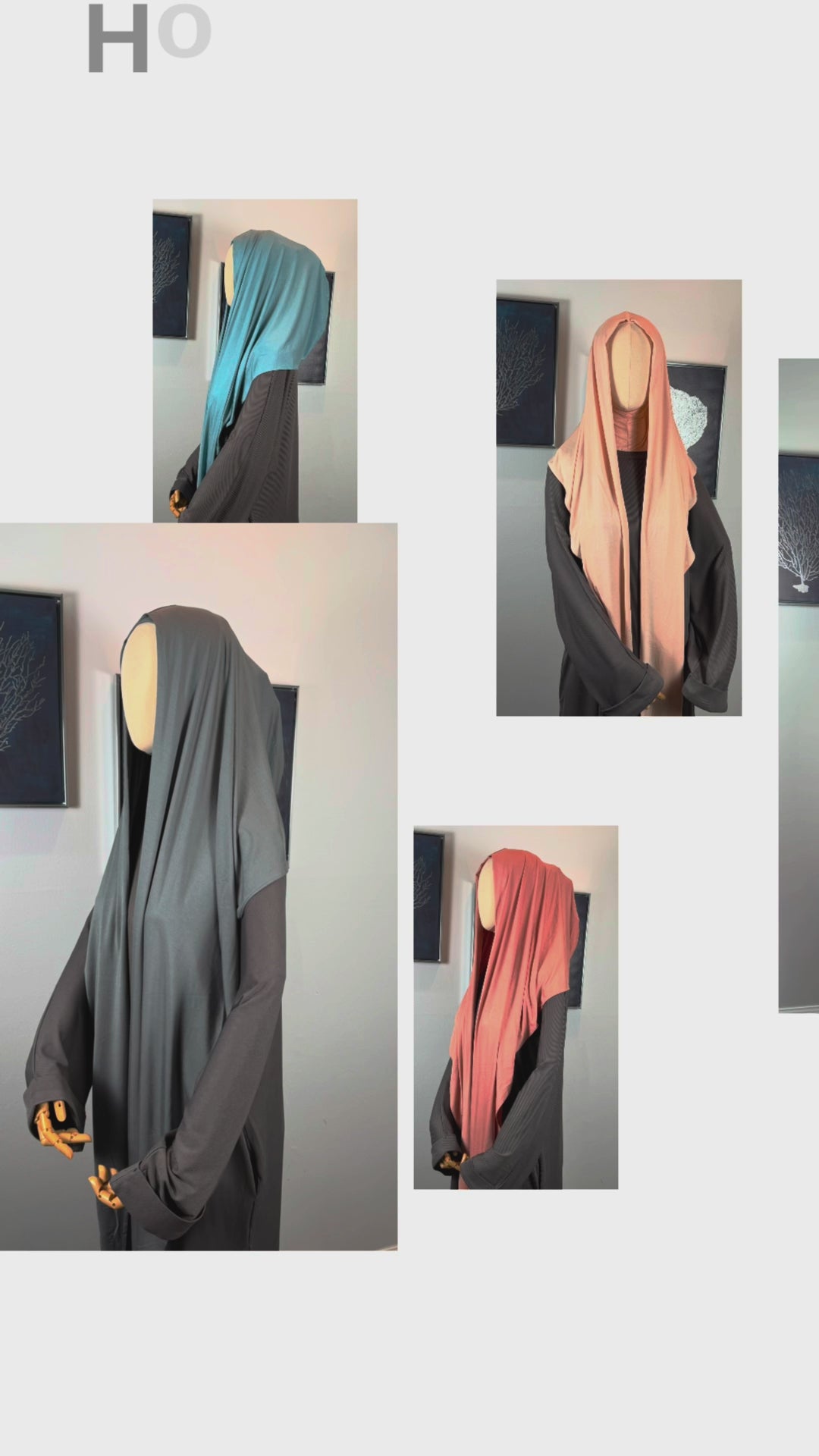 Veila Hooded Hijab Scarf | Tie-Front Modest Capor